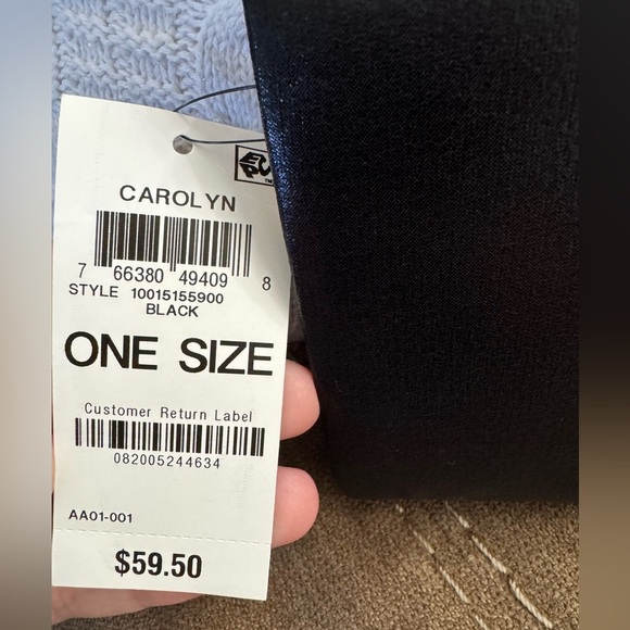 INC International Concepts Black Rhinestone Clutch - Picture 5 of 5